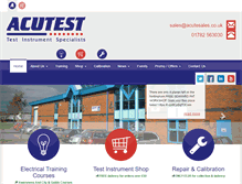 Tablet Screenshot of acutest.net